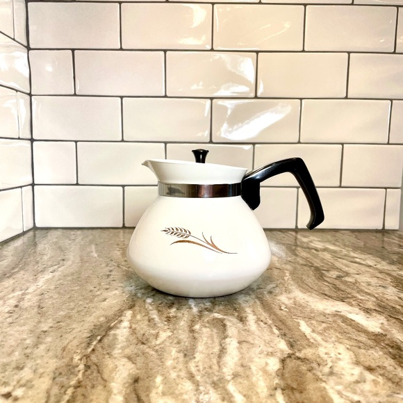 Corningware Kitchen Vintage Corning Ware Wheat Teapot Tea Kettle 6